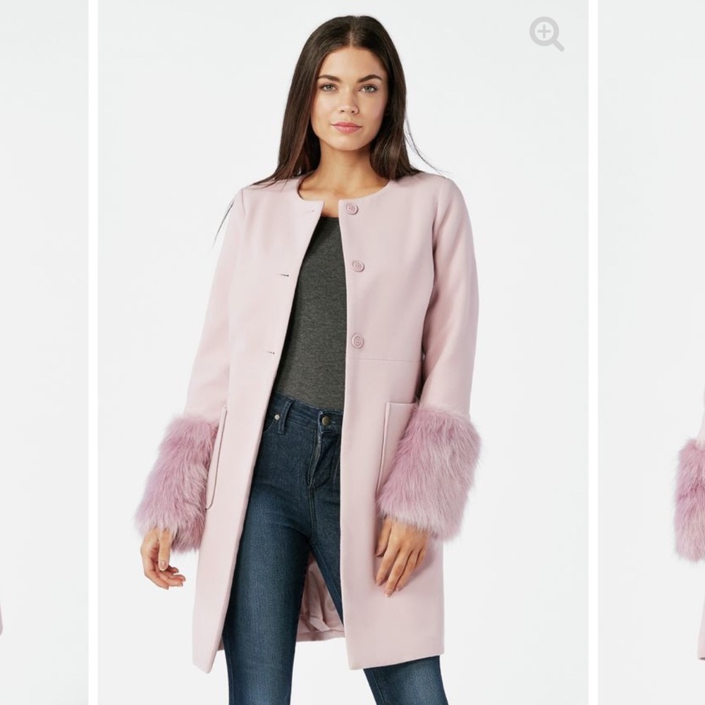 JustFab Faux Fur Coat